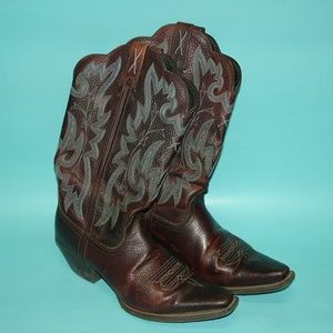 Twisted X Cowboy Boots Women 7 WWT0018 Embroidered